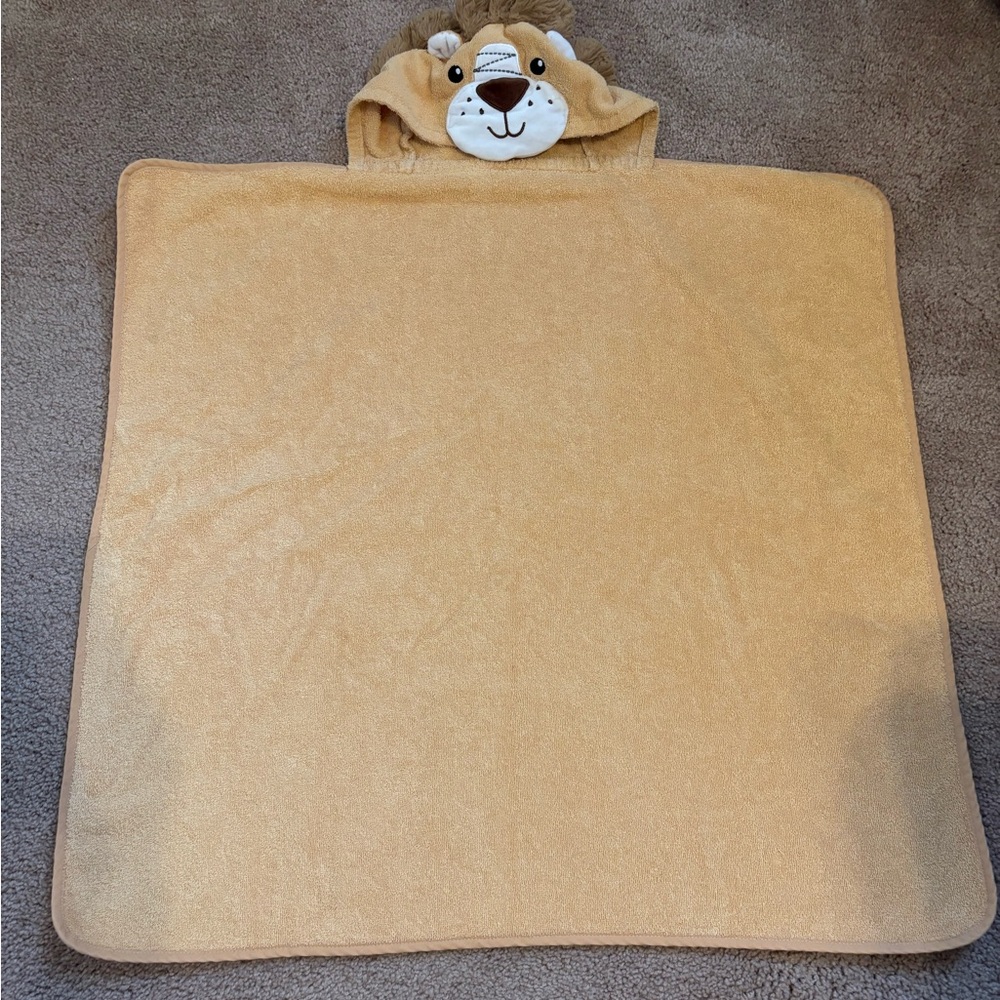 Kids Tan Hooded Towel